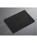 Панель змиву KOER KT-0602-16 240x160x10mm пластикова, кнопка квадратна (колір чорний глянцевий) (KR5182) фото - 3