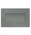 Панель змиву KOER KT-0602-07 240x160x10mm пластикова, кнопка квадратна (колір графіт) (KR5183) фото - 5