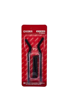 Комплект кронштейнов Koer SET-07.Black 7x165mm с дюбелями для радиаторов (цв. черный) (KR5189)