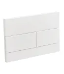 Панель змиву KOER KT-0603-03 240x160x10mm пластикова, кнопка лінійна (колір білий) (KR5318) фото - 2