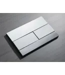 Панель змиву KOER KT-0603-01 240x160x10mm пластикова, кнопка лінійна (колір хром) (KR5319) фото - 5