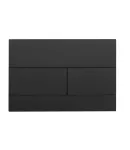 Панель змиву KOER KT-0603-05 240x160x10mm пластикова, кнопка лінійна (колір чорний матовий) (KR5320) фото - 5