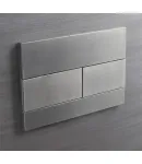 Панель змиву KOER KT-0603-07 240x160x10mm пластикова, кнопка лінійна (колір графіт) (KR5321) фото - 2
