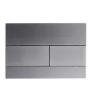 Панель змиву KOER KT-0603-07 240x160x10mm пластикова, кнопка лінійна (колір графіт) (KR5321) фото - 6