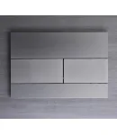 Панель змиву KOER KT-0603-07 240x160x10mm пластикова, кнопка лінійна (колір графіт) (KR5321) фото - 7