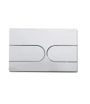 Панель змиву KOER KT-0604-01 240x160x10mm пластикова, кнопка закруглена (колір хром) (KR5323) фото - 5