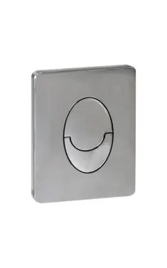 Панель змиву KOER KT-0606-01 157x198x3mm пластикова, кнопка закруглена (колір хром) (KR5342)