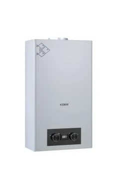 Газовая колонка KOER KWH.G0110 GRAY дымоходная 10 л/мин, цвет серый (KR5555)