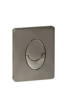 Панель змиву KOER KT-0606-07 157x198x3mm пластикова, кнопка закруглена (колір графіт) (KR5712)