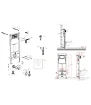Комплект: KOER TB-0301 SMART Унитаз-биде подвесной TB-0101 с электронным управлением + Инсталляция KT-0409 + панель KT-0609-01 CHROME (KR6116) фото - 2