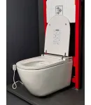 Комплект: KOER TB-0301 SMART Унитаз-биде подвесной TB-0101 с электронным управлением + Инсталляция KT-0409 + панель KT-0609-01 CHROME (KR6116) фото - 25