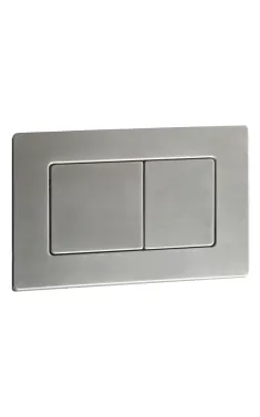 Панель змиву KOER KT-0612-02 240x160x10mm з нержавіючої сталі, кнопка квадратна SUS304 (KR6120)