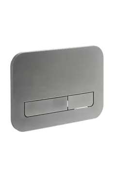 Панель змиву KOER KT-0609-07 240x160x7mm пластикова, кнопка лінійна (колір графіт) (KR6133)
