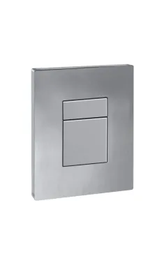 Панель змиву KOER KT-0607-02 157x198x3mm пластикова, кнопка квадратна (SS COLOR) (KR6239)