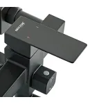 Змішувач для ванни MIXXUS KUB EURO BLACK, одноважільний, настінний, нержавіюча сталь SUS304, чорний матовий — фото 3
