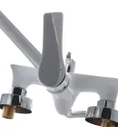 Смеситель для ванны MIXXUS PREMIUM EVA 006 EURO WHITE, белый матовый/хром — фото 3