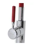 Смеситель для кухни MIXXUS PREMIUM RIO 011 REFL.RED с гибким изливом, хром и красный — фото 3
