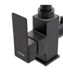 Кухонный смеситель MIXXUS KUB-021 из нержавеющей стали SUS304, матовый черный, с выходом для питьевой воды — фото 2