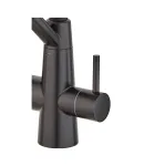 Кухонный смеситель MIXXUS FUL-021 BLACK REFL.BLACK с гибким изливом из нержавеющей стали SUS304, с выходом для — фото 2