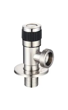 Кран для подключения сантехприборов MIXXUS VAL-05-1/2x3/4 из нержавеющей стали SUS304 (Цвет нержавеющей стали) (MI6027)