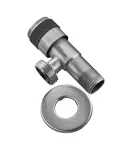 Кран для підключення сантехприладів MIXXUS VAL-05-1/2x3/4 з нерж. сталі SUS304 (Колір нерж) (MI6027) фото - 2
