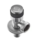Кран для підключення сантехприладів MIXXUS VAL-05-1/2x3/4 з нерж. сталі SUS304 (Колір нерж) (MI6027) фото - 3