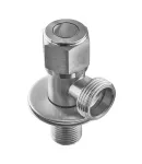 Кран для підключення сантехприладів MIXXUS VAL-07-1/2x3/4 з нерж. сталі SUS304 (Колір нерж) (MI6057) фото - 2