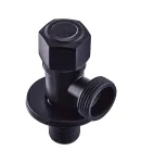 Кран для подключения сантехприборов MIXXUS VAL-07-1/2x3/4 BLACK из нержавеющей стали SUS304 (Цвет чёрный) (MI6059) фото - 3