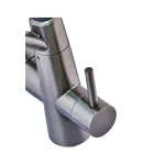 Кухонный смеситель MIXXUS FUL-021 GRAPHITE REFL.BLACK с гибким изливом из нержавеющей стали SUS304, с выходом для — фото 3