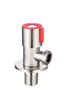 Кран для подключения сантехприборов MIXXUS VAL-02-1/2x1/2 из нержавеющей стали SUS304 (Цвет красный) (MI6118)