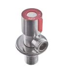 Кран для подключения сантехприборов MIXXUS VAL-02-1/2x1/2 из нержавеющей стали SUS304 (Цвет красный) (MI6118) фото - 3