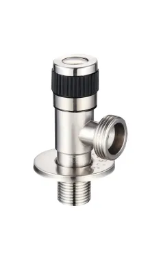 Кран для подключения сантехприборов MIXXUS VAL-05-1/2x3/4 из нержавеющей стали SUS304 (Цвет нержавеющей стали) (MI6162)