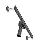 Душовий трап MIXXUS Drain 05 Slim Black, нержавіюча сталь SUS 304, 30×600 мм, чорний — фото 2