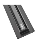 Душовий трап MIXXUS Drain 05 Slim Black, нержавіюча сталь SUS 304, 30×700 мм, чорний — фото 2