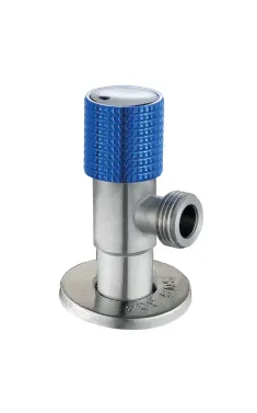 Кран для підключення сантехприладів MIXXUS VAL-08-1/2x1/2 з нерж. сталі SUS304 (Колір синій) (MI6216)