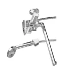 Настенный однорычажный смеситель для ванны MIXXUS PEGAS 006 EURO, хром — фото 4