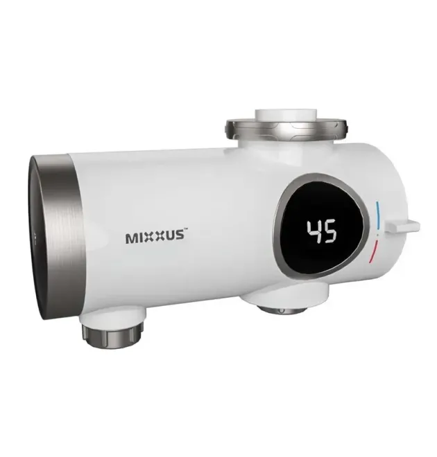 Водонагрівач 3,3 kW проточний MIXXUS Electra 770-E з індик. темп., з кріпленням на вилив (MI6510) фото - 1
