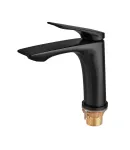 Змішувач для умивальника MIXXUS PREMIUM DERBY 001 NUT BLACK (Колір чорний) — фото 6