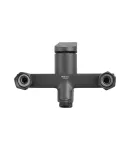 Змішувач для ванни MIXXUS PREMIUM DERBY 006 EURO BLACK, чорний матовий, настінний, одноважільний — фото 4