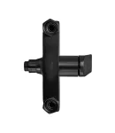 Змішувач для ванни MIXXUS PREMIUM DERBY 009 EURO BLACK, чорний матовий, настінний, одноважільний — фото 6