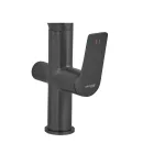 Змішувач для кухні MIXXUS PREMIUM DERBY 021 NUT BLACK REFL.BLACK із гнучким виливом та виходом для питної води — фото 2