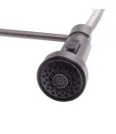Кухонный смеситель MIXXUS PREMIUM SPRING 017 GRAPHITE с гибким изливом, графит — фото 7