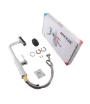 Кухонный смеситель MIXXUS PREMIUM HAMMER 014 с выдвижным изливом, хром — фото 2