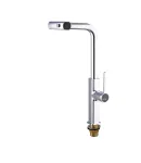 Кухонный смеситель MIXXUS PREMIUM HAMMER 014 с выдвижным изливом, хром — фото 9