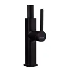 Кухонный смеситель MIXXUS PREMIUM HAMMER 014 BLACK с выдвижным изливом, чёрный матовый — фото 2