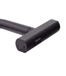 Кухонный смеситель MIXXUS PREMIUM HAMMER 014 BLACK с выдвижным изливом, чёрный матовый — фото 9