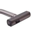 Змішувач для кухні MIXXUS PREMIUM HAMMER 014 GRAPHITE з висувним виливом, графіт — фото 3