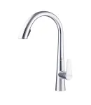 Смеситель для кухни MIXXUS PREMIUM WARTA 014 с выдвижным изливом, хром — фото 3