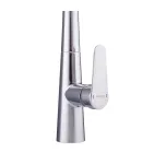 Смеситель для кухни MIXXUS PREMIUM WARTA 014 с выдвижным изливом, хром — фото 4