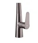 Смеситель для кухни MIXXUS PREMIUM WARTA 014 GRAPHITE с выдвижным изливом, графит — фото 9